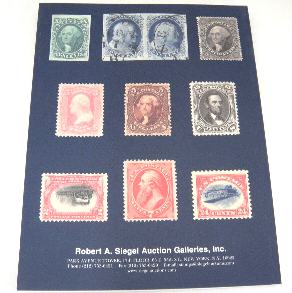 Siegel Auction Catalog 2000 w Prices Realized Pan American Inverts Jenny