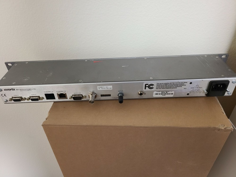 EVERTZ QUARTZ CP-1604E Ethernet REMOTE CONTROL PANEL 20-KEY PUSH-BUTTON