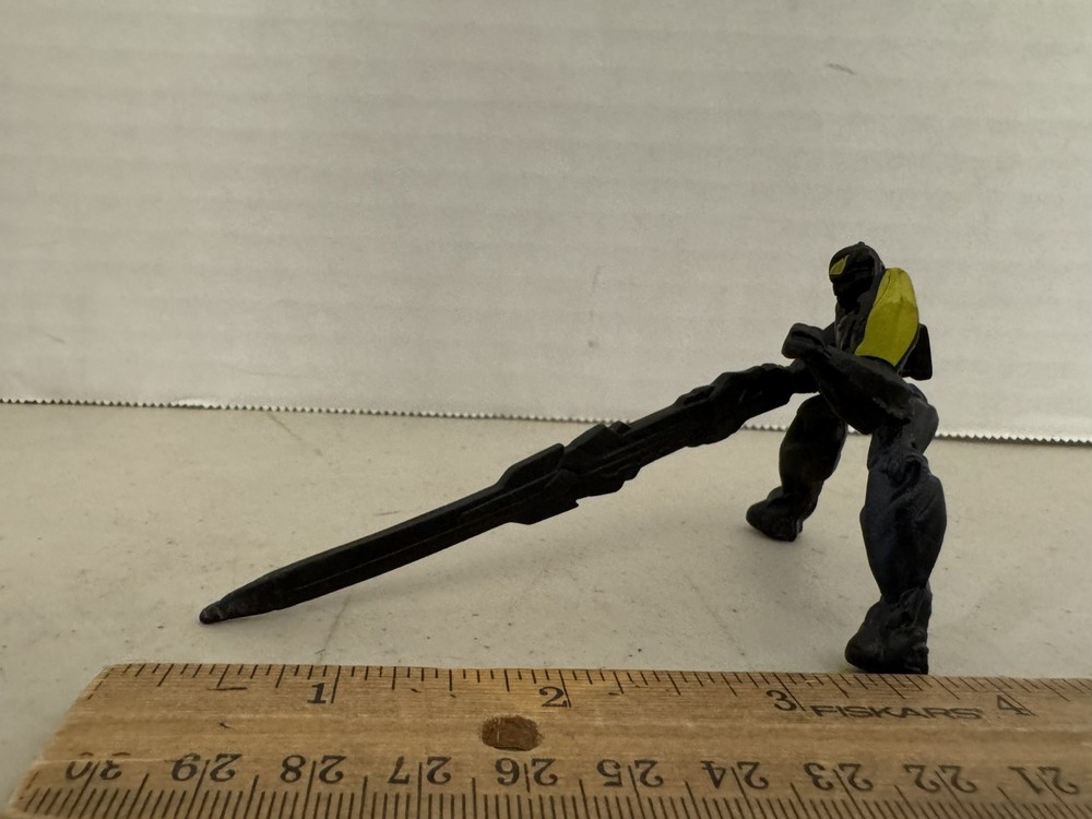 Rare Action Figure Transformers Mini PVC Rubber Tiny Titans Extra Long Sword