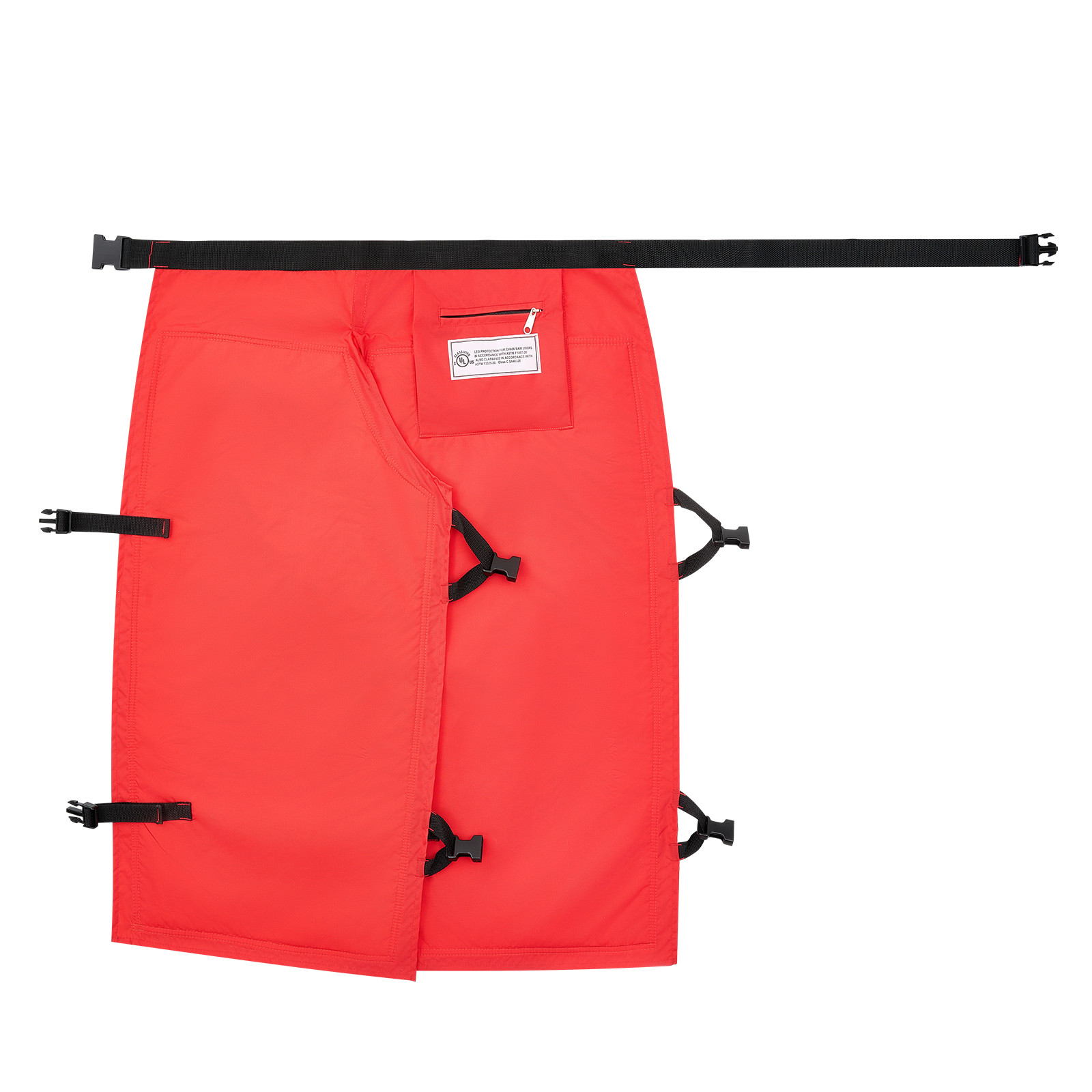 Chainsaw Chaps 39.7" Apron Style Forestry Chainsaw Safety Chaps Class C Large