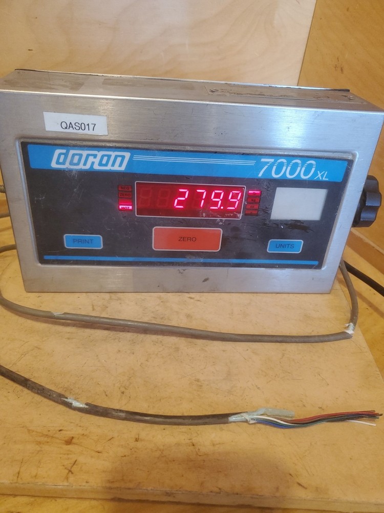 DORAN 7000XLM Scale Indicator Head Only As Pictured