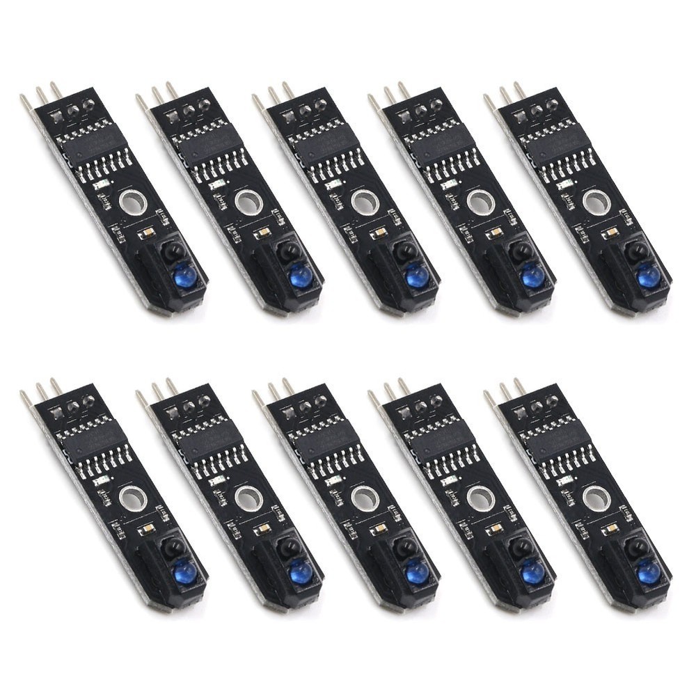 10pcs TCRT5000 Infrared Sensor Modules for Precise Line Following Applications