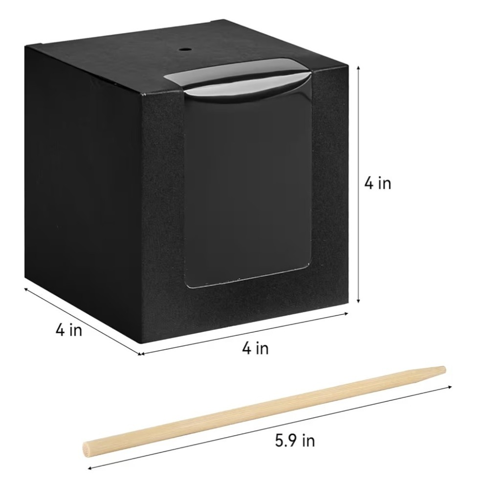 25 Pack Kraft Candy Apple Boxes with Sticks