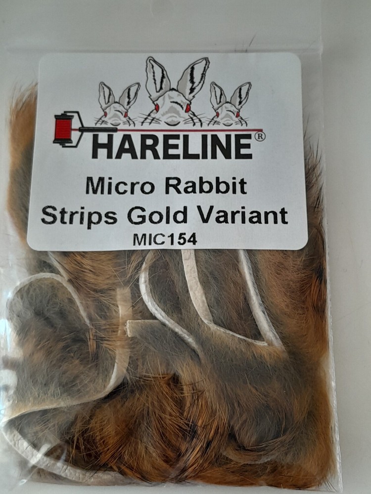 Hareline Micro Rabbit Strips All Colors Cut Thinner Than Regular 11in Long