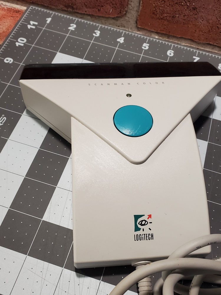 Vtg Handheld LOGITECH SCANMAN COLOR 2000 (Untested)