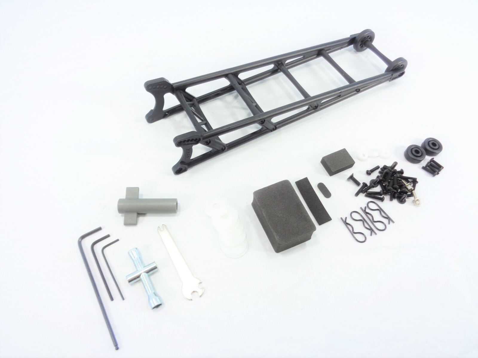 Traxxas Drag Slash Chassis Kit Set Arms Shock Tower Bumpers Main Frame Roller