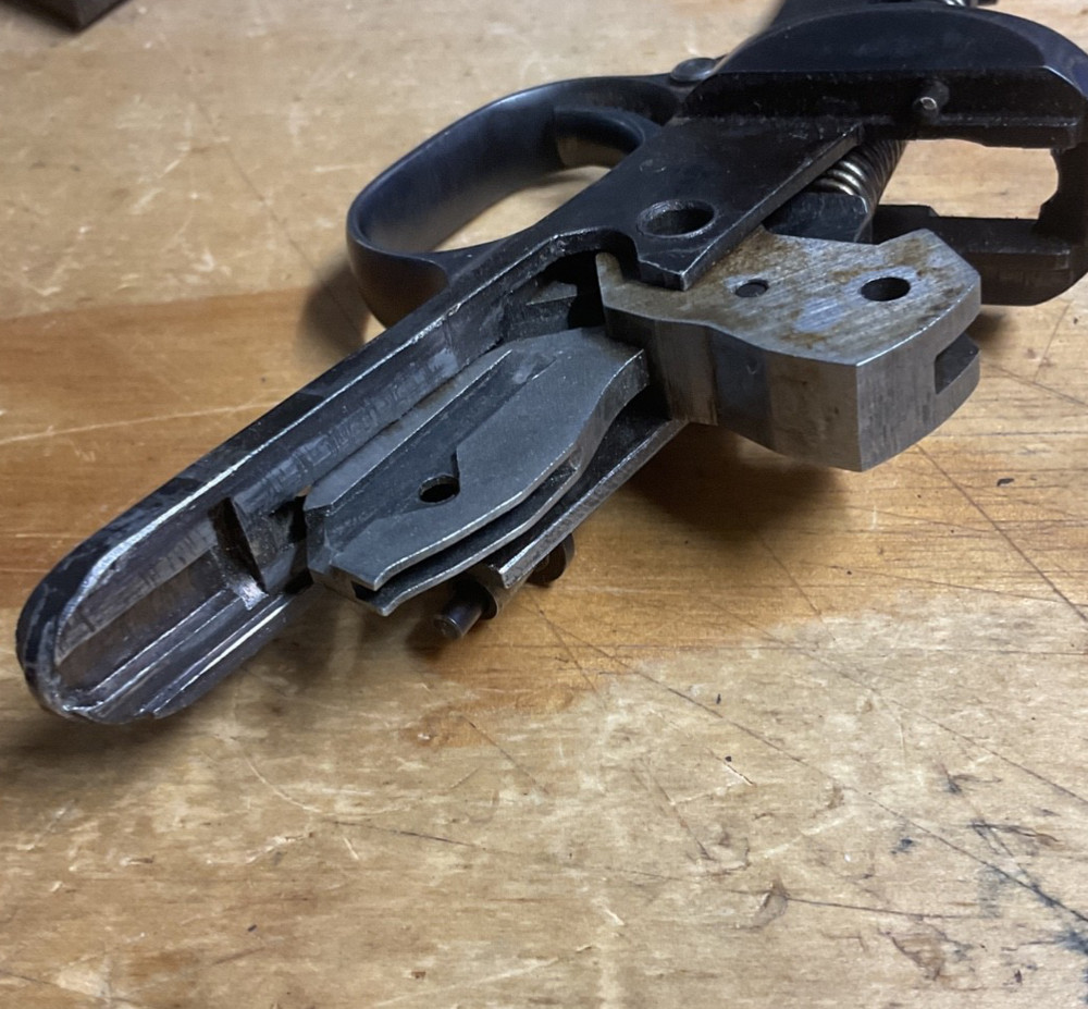 Remington Model 12 22 Pump Rifle Trigger and ejector plunger case assemblies
