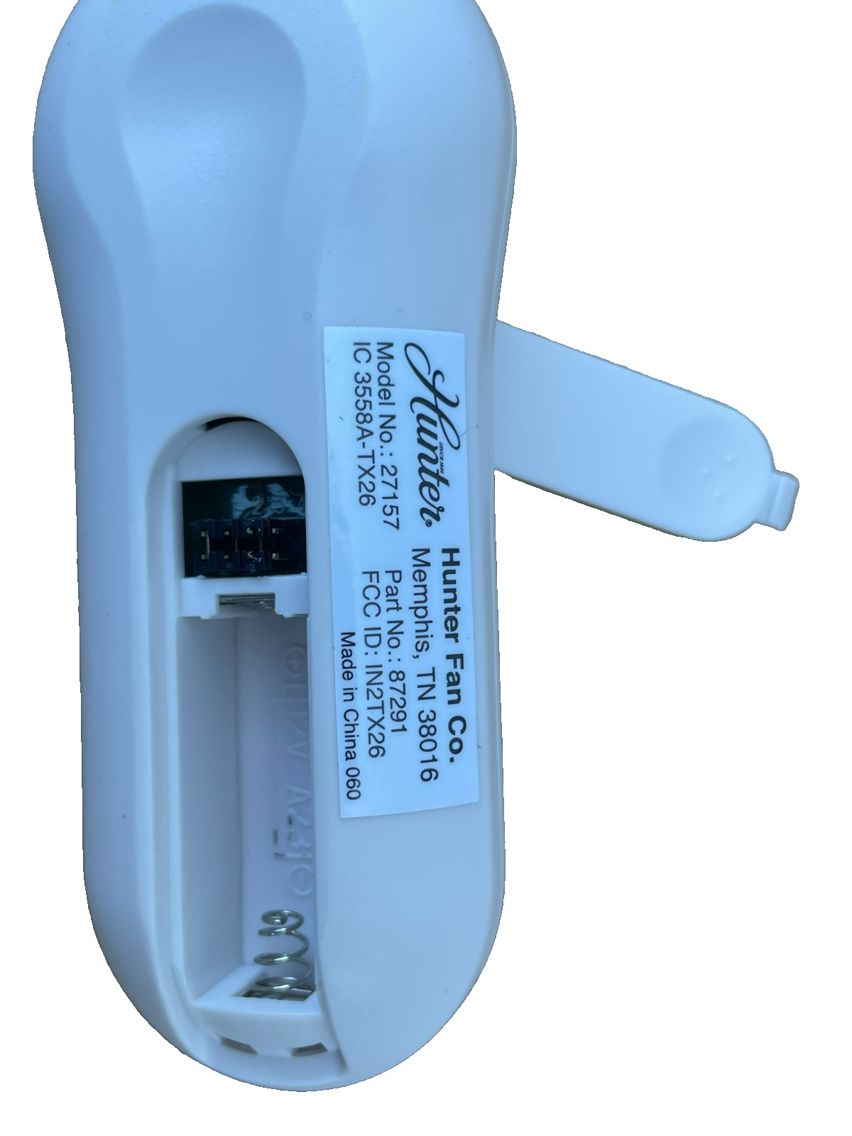 Hunter Wireless Ceiling Fan and Light Remote Control, 27157