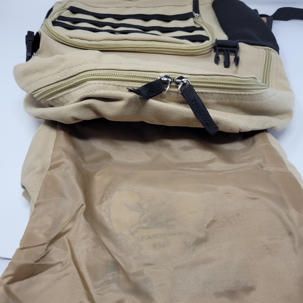 NRA-ILA Embroidered Eagle Logo Backpack Tactical Bug Out Bag Beige