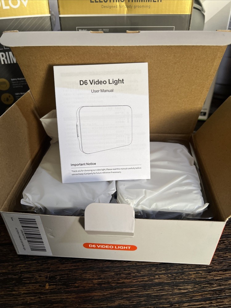 D6 Video Light 5v 2a