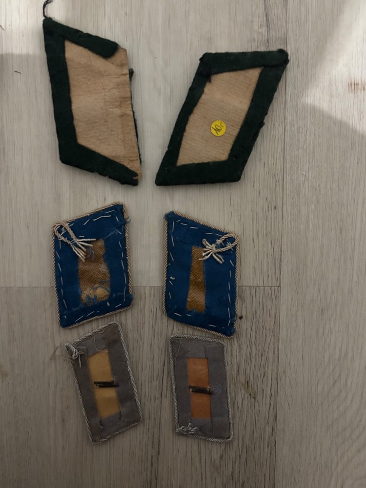 ww2 german original various collar tabs