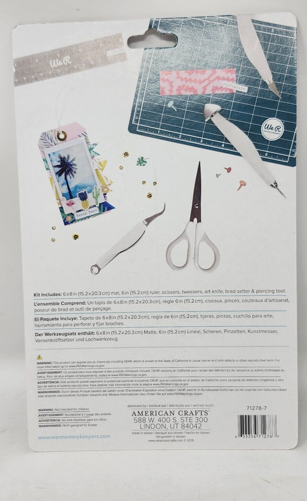 We R Memory Keepers 71278 Mini Tool Kit-6pcs