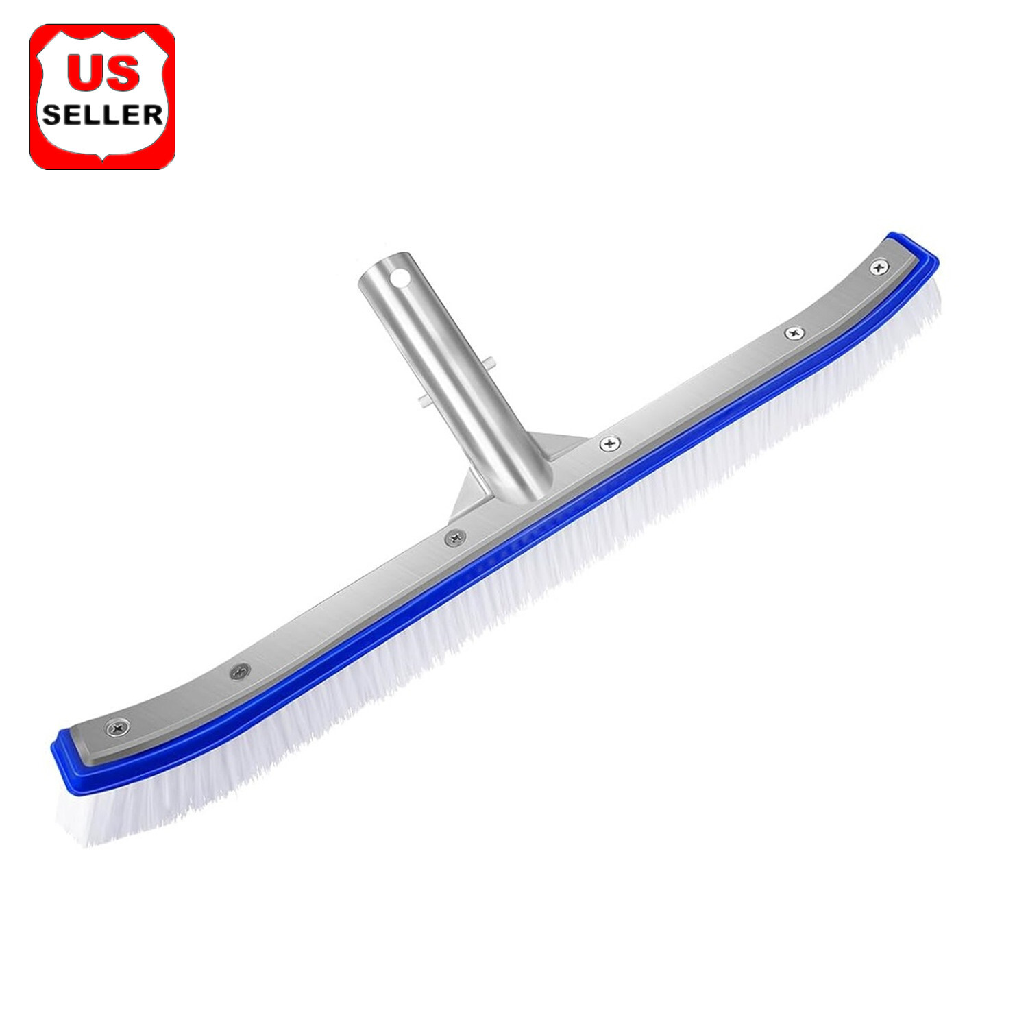 Professional Heavy Duty 18" Swimming Pool Floor Wall Cleaning Brush Head Tool