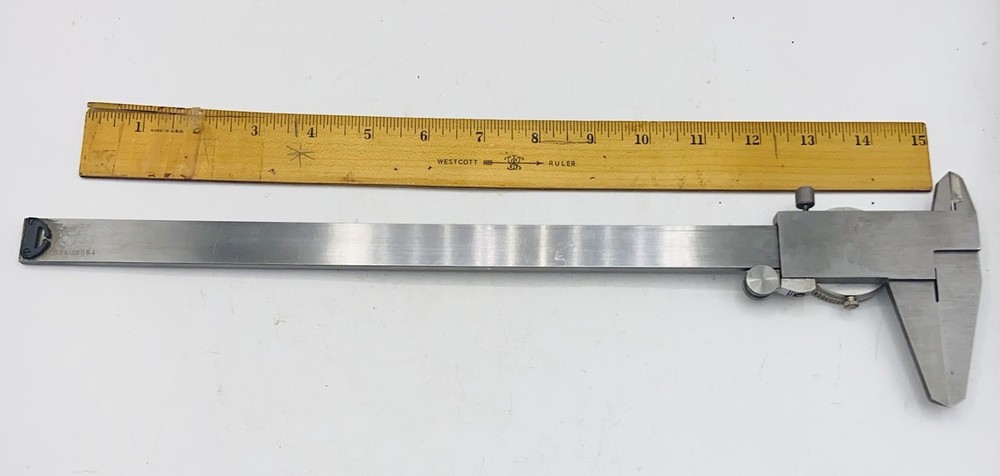 Fowler Shockproof 0-12" Whiteface Dial Caliper .001