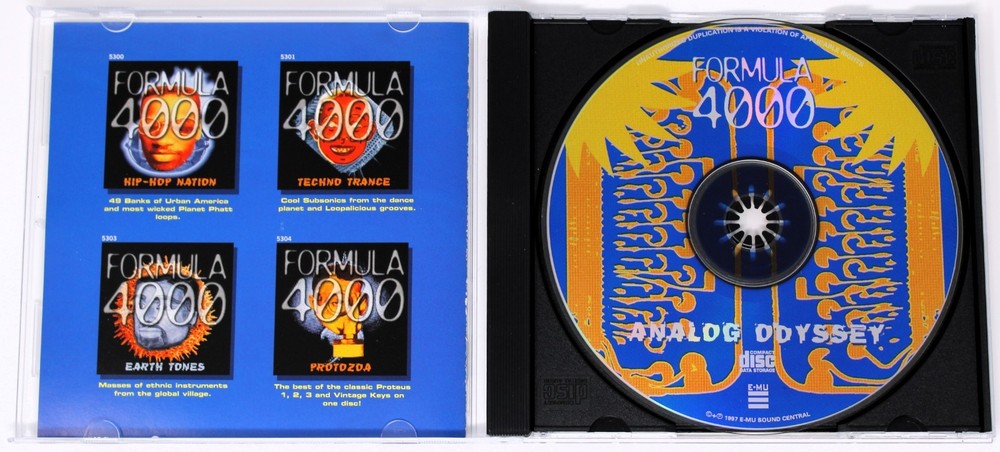E-MU Systems Formula 4000 Analog Odyssey E-Mu Format Sound Library/Sampling CD