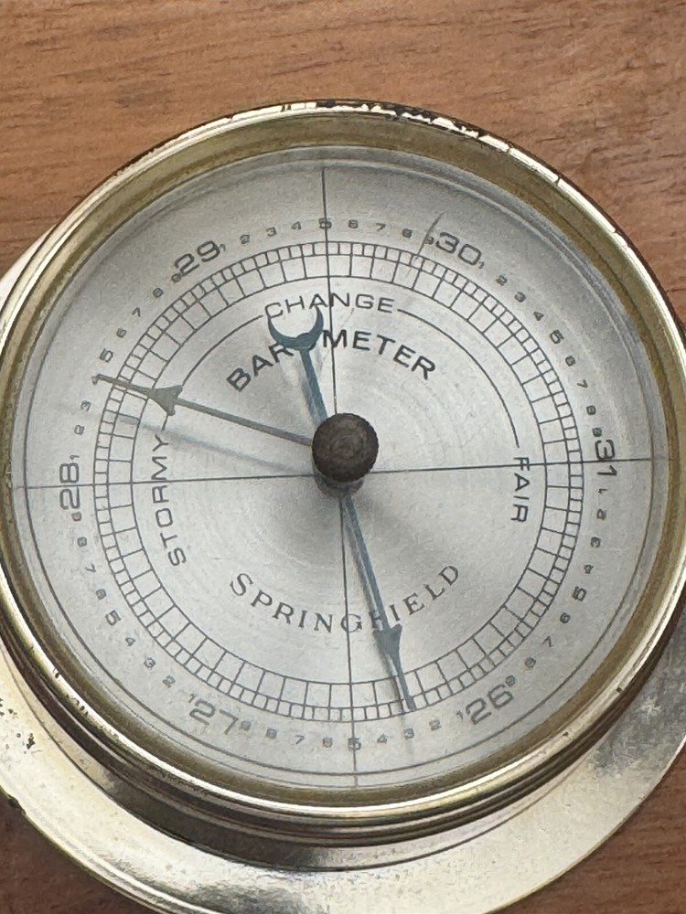 Vintage Wooden  Barometer ,,Hackensak-NJ"