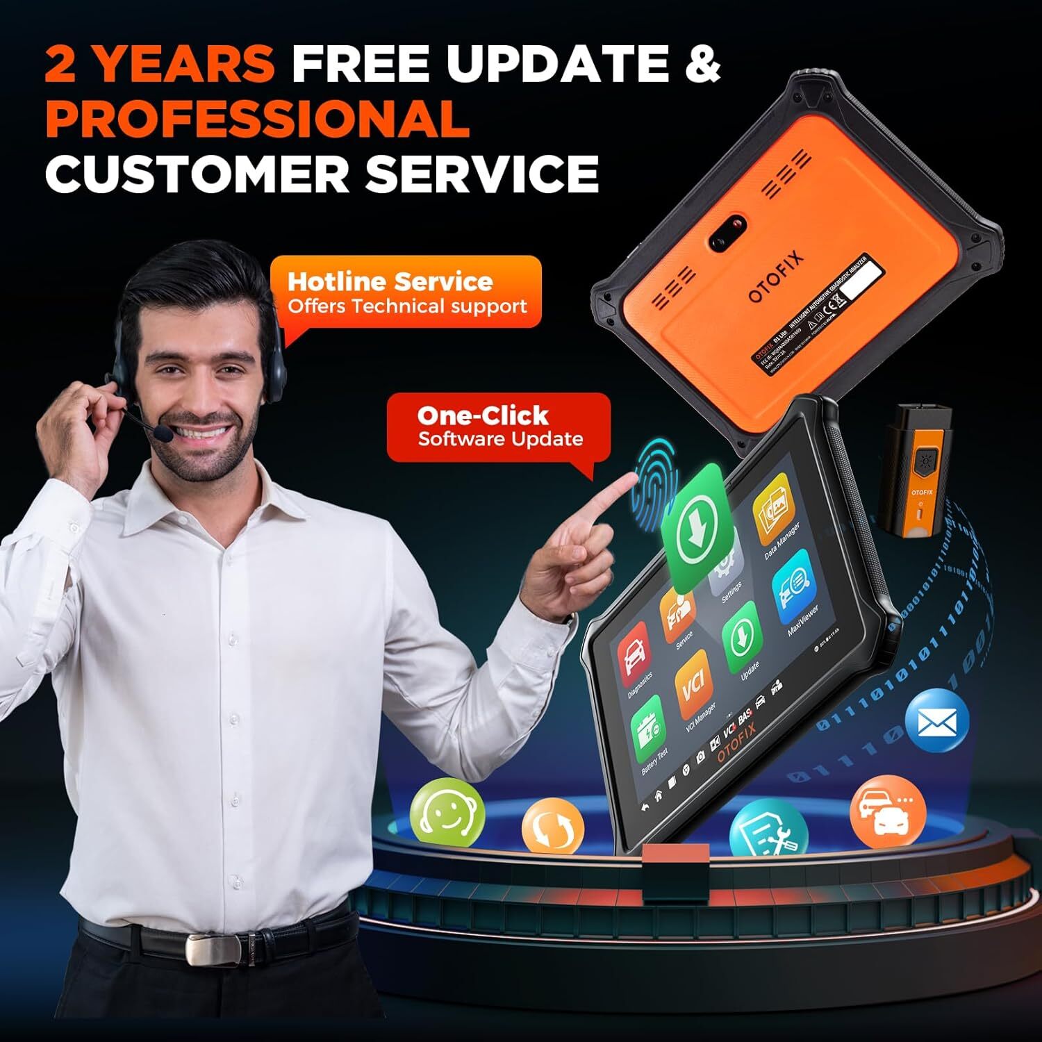 2026 OTOFIX D1 Lite Car Bidirectional Scanner Auto Full System Diagnostic Tool