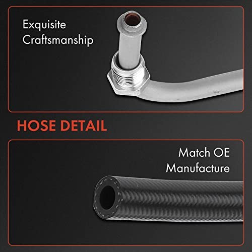 Power Steering Return Hose Line Assembly Compatible with Dodge Ram