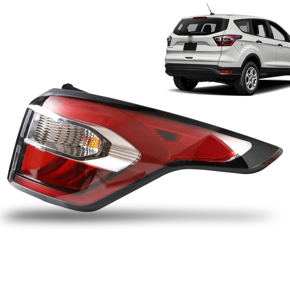 Tail Light Assembly Outer Compatible With 2017 2018 2019 Ford Escape Kuga Rig...