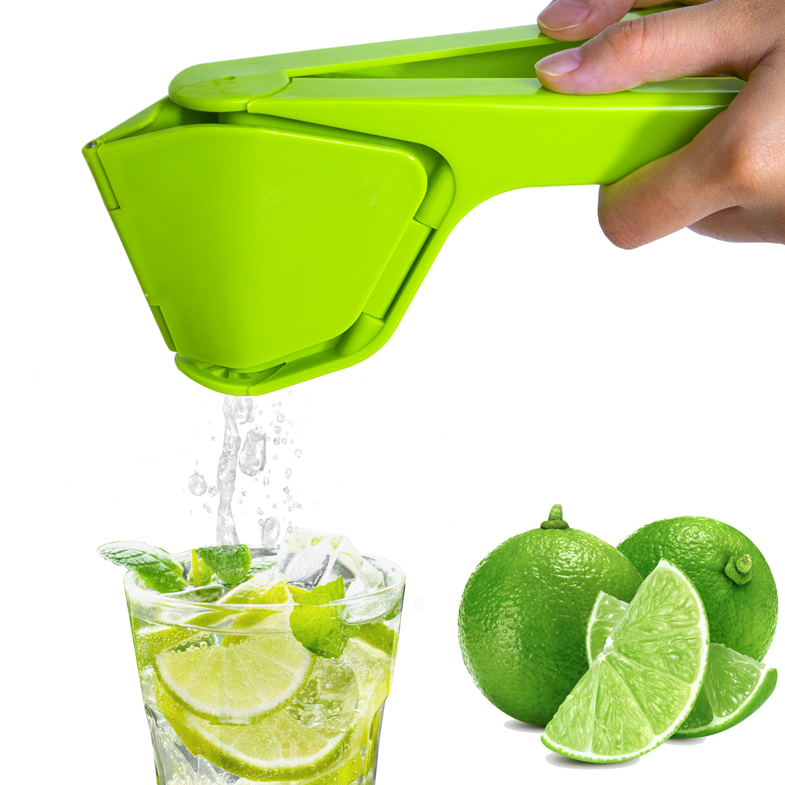 Portable Handheld Manual Citrus Juicer – Fresh Lemon & Orange Squeezer Press