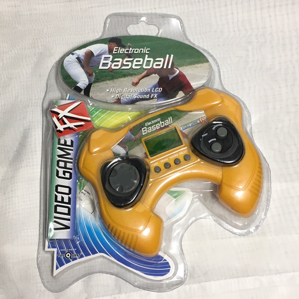 Toy Quest Electronic Baseball Video Game FX Handheld New