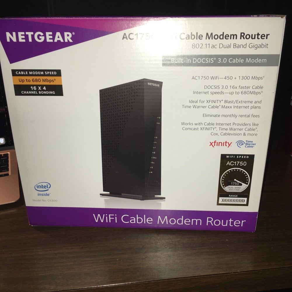 Netgear AC1750 WiFi Cable Modem Router
