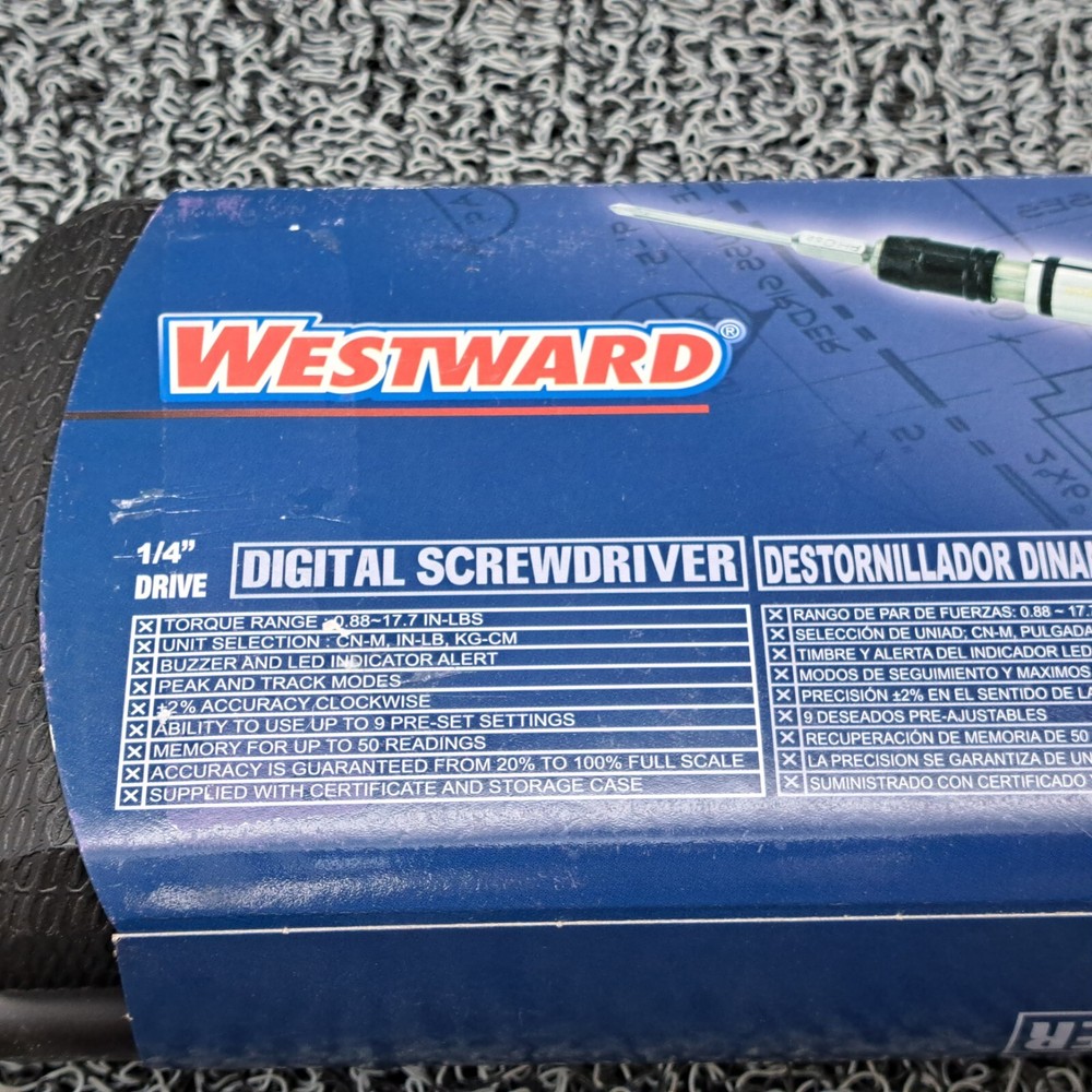 Westward 6PAF4 Torque Driver, 1/4"