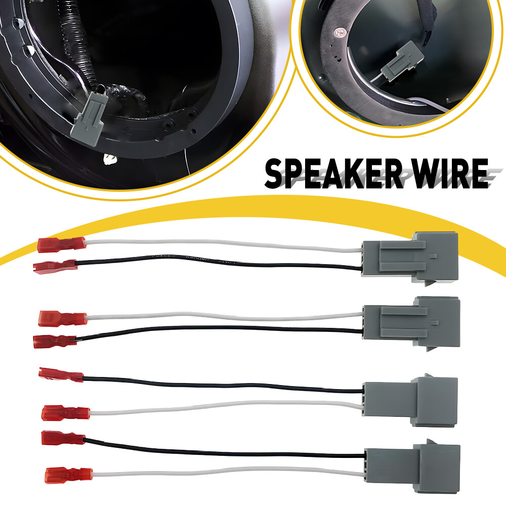 Car 4PCS 72-5512 Stereo Speaker Harness Connector Adapter For Ford Mustang 94-04