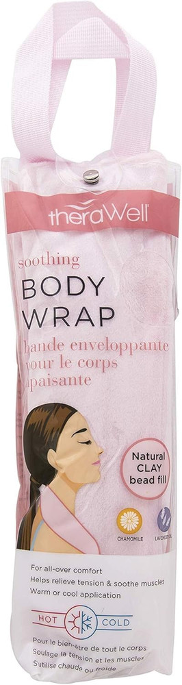 Body Wrap Heating Pad Lavender & Chamomile Scent Pink
