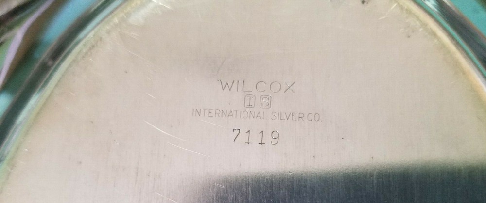 Wilcox International Silver Co Oval Bread ServingTray Vintage