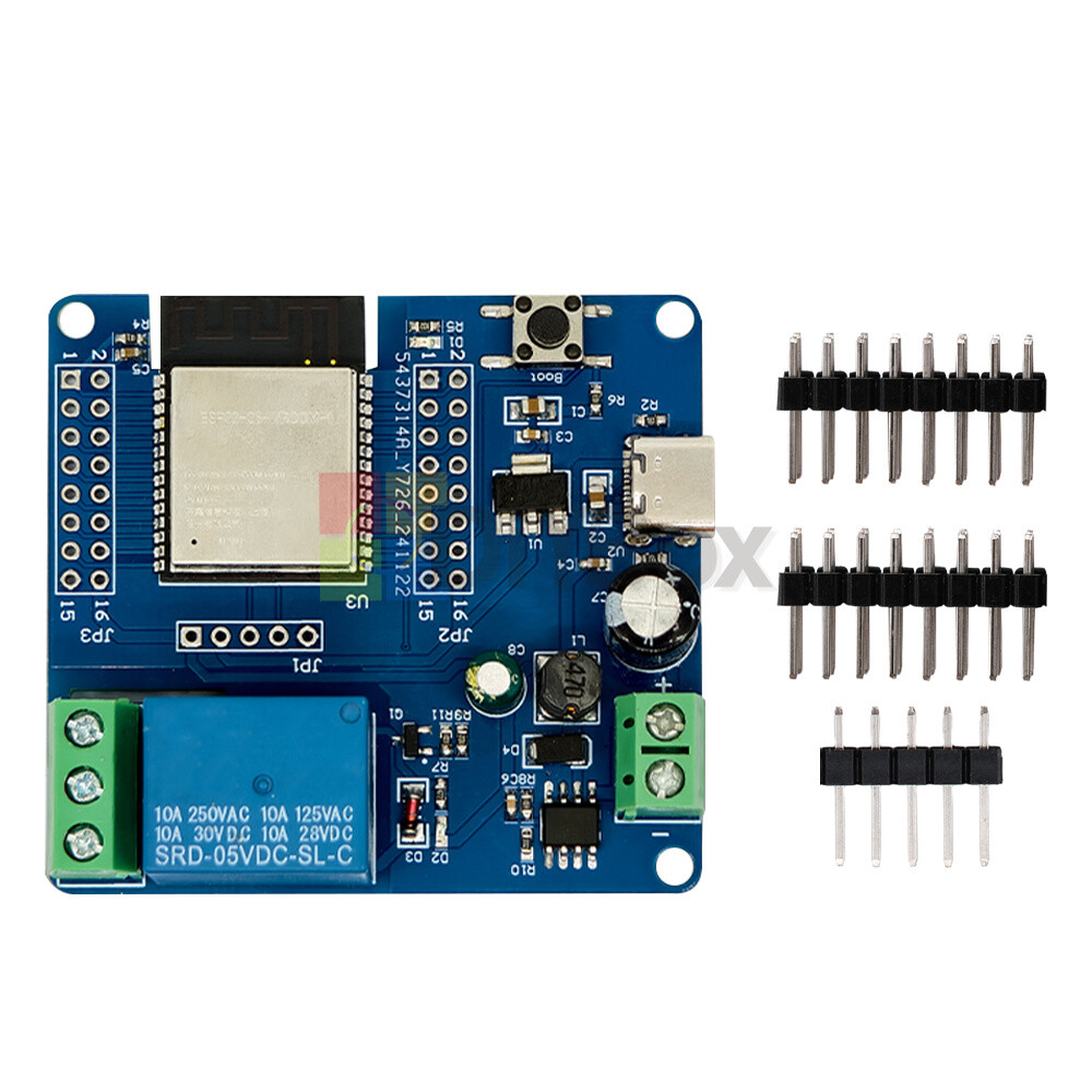 Type-C ESP32-C6 WIFI Bluetooth Development Board Single Channel Relay Module DIY