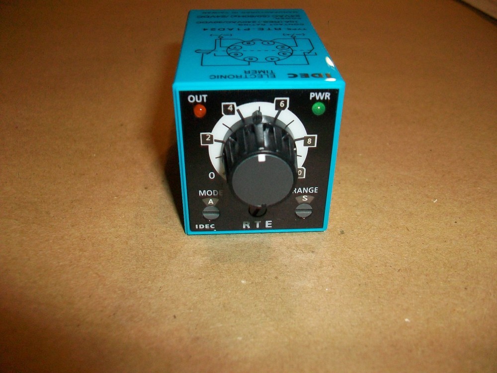 IDEC Mutlirange Electronic Timer RTE-PA1D24 24v AC/DC