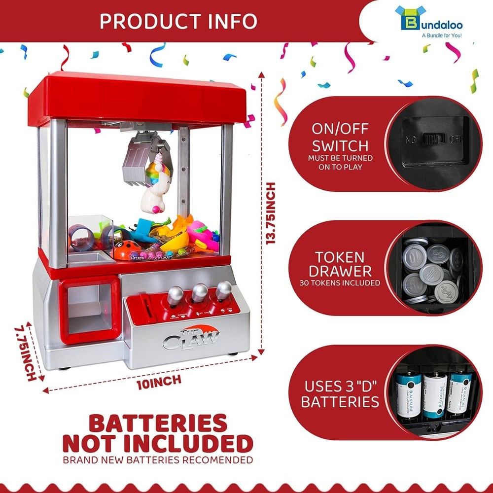 Interactive Claw Machine Game - Develop Problem-Solving Skills While Playing