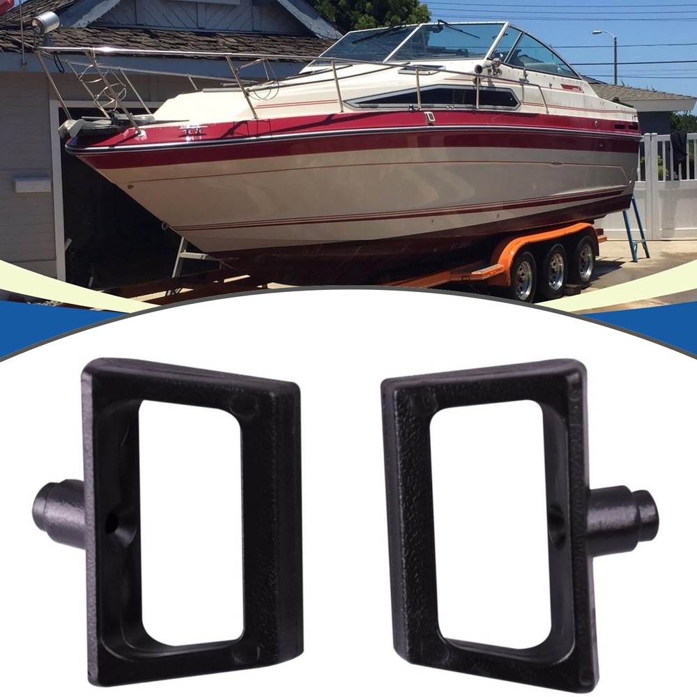 2Pcs Boat Side Vent Window D Handle Turn Lock For Bayliner Century Thompson New