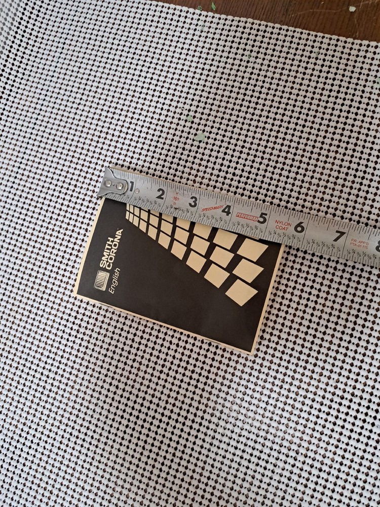 Quick Reference Manual, Smith Corona Sterling & Enterprise Electronic Typewriter