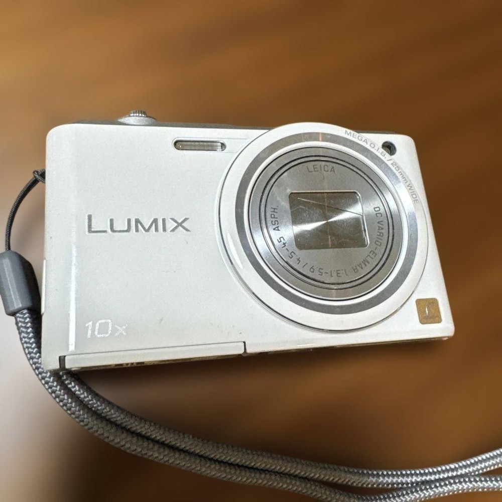 Panasonic LUMIX DMC-SZ3 White Compact Digital Camera Tested Good Condition