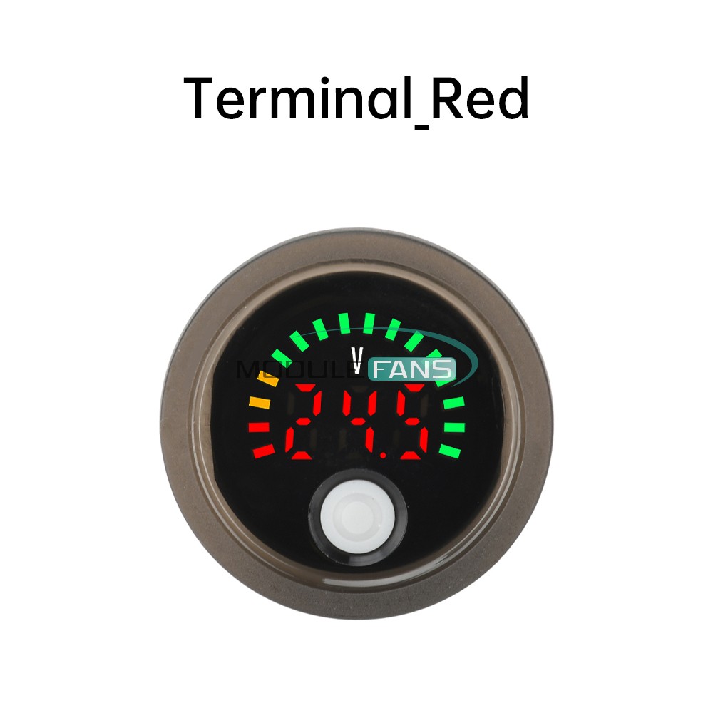 DC7-100V Waterproof Voltmeter LED Digital Voltage Power Indicator + Anti-Reverse