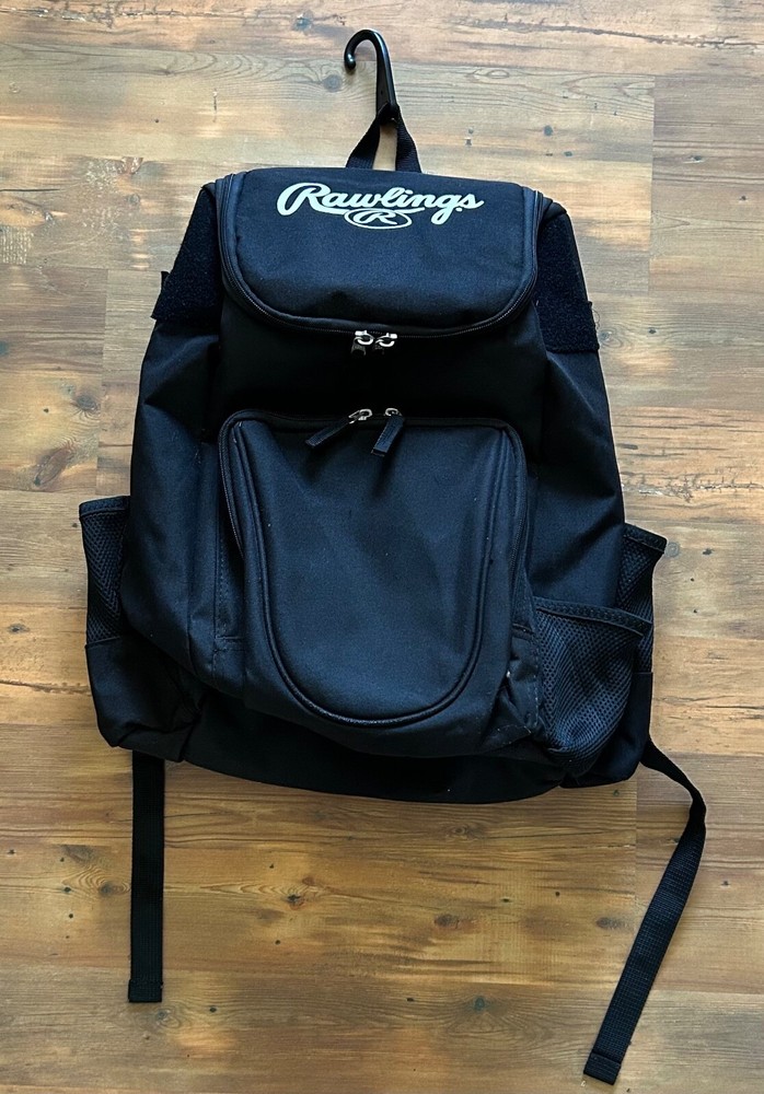 RAWLINGS - DOUBLE BAT BAG - HOOK - BACKPACK - BLACK