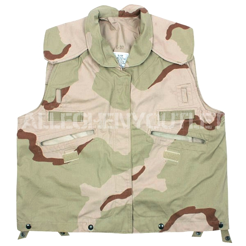 USGI Military PASGT Vest Flak Cover Desert 3-Color Camo SMALL / MEDIUM NIB