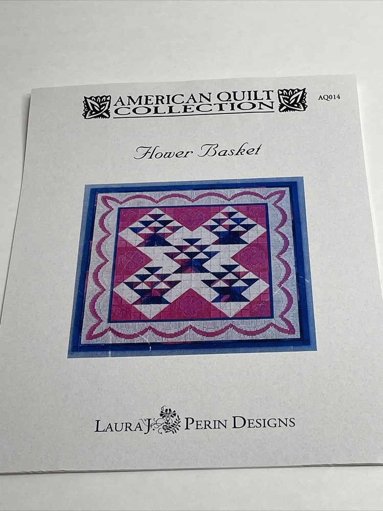 Laura J Perin Designs Flower Basket Needlepoint Pattern