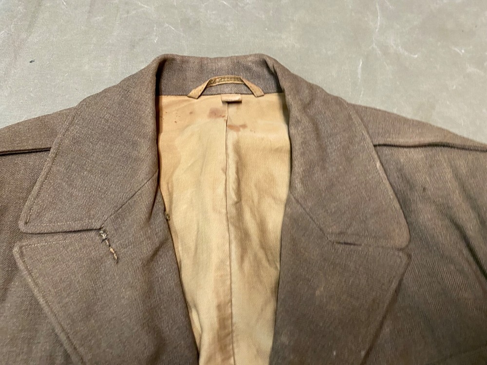 ORIGINAL WWII US ARMY EM NCO M1944 CLASS A IKE JACKET- SMALL SHORT 38S