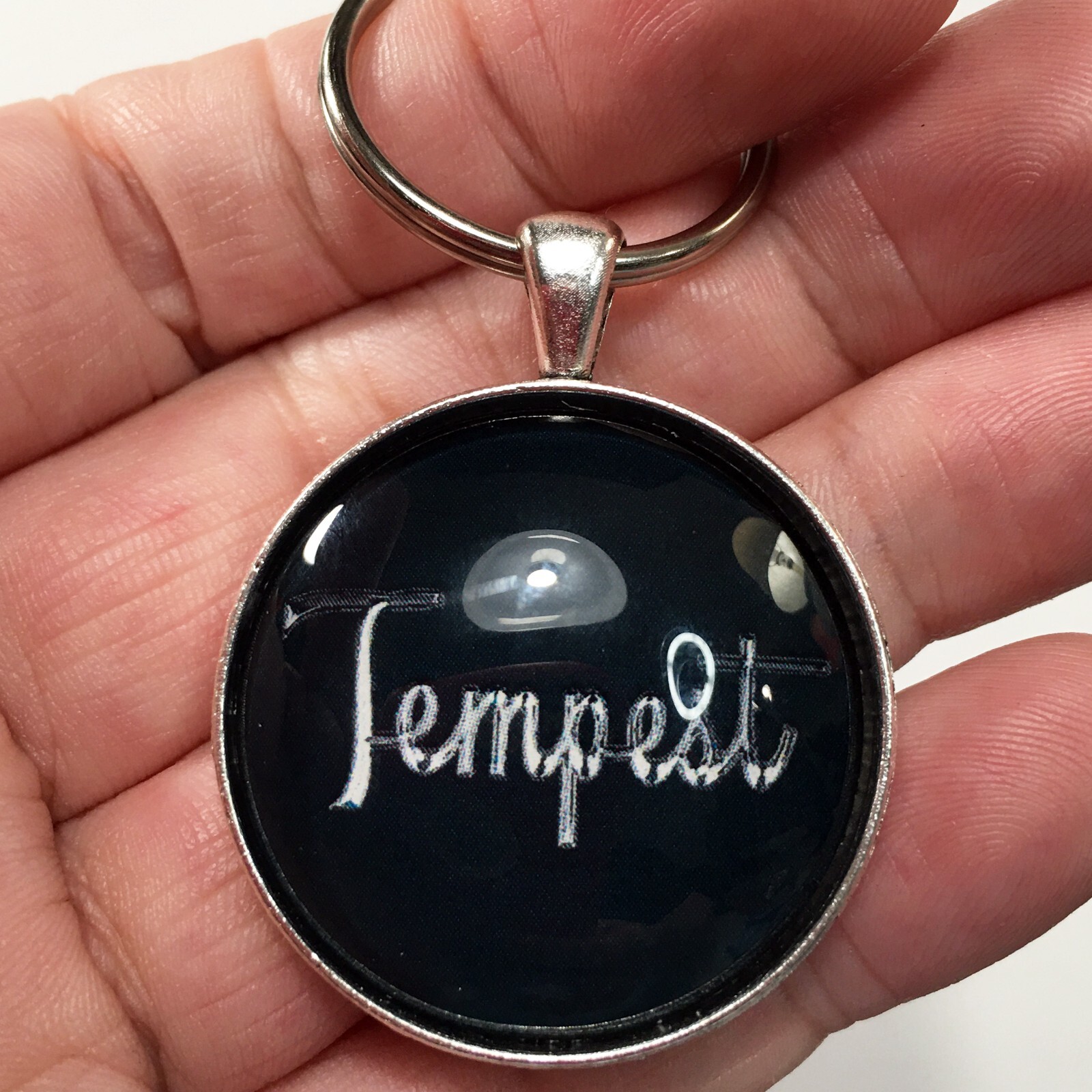 Vintage Pontiac Tempest Chrome Badge Emblem Logo Reproduction Keychain