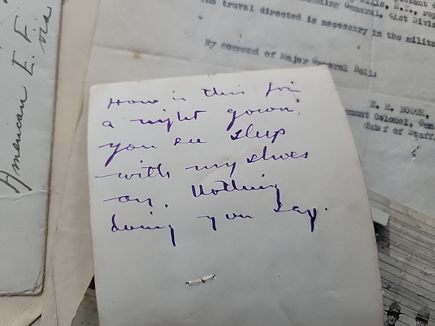 WWI Cecil Fletcher Dentist Archive AEF Photos Documents France WW1 1st Depot