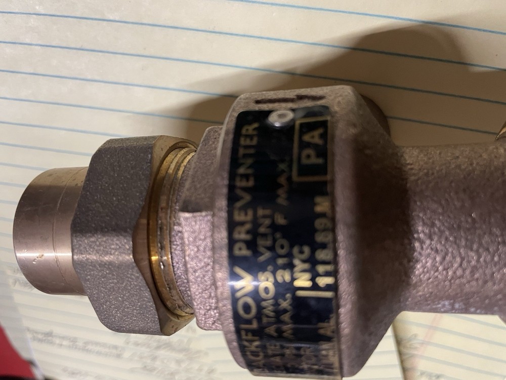3/4” Type BF Backflow Preventer