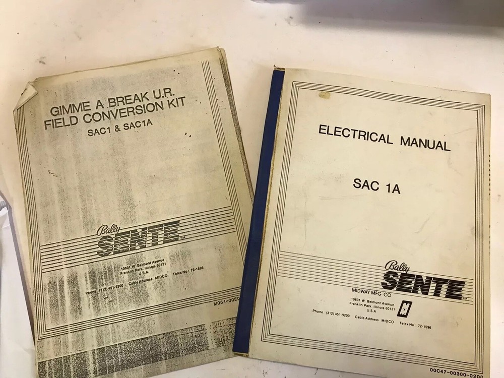 Bally Sente Electric Manual