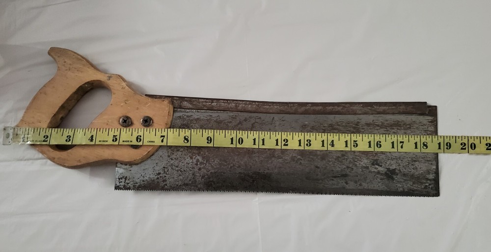 Vintage Hand Saw Woodworking Tool