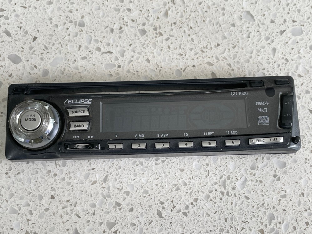ECLIPSE CD1000 CAR STEREO FACEPLATE ONLY ECLIPSE CD1000 FACEPLATE OEM🟠