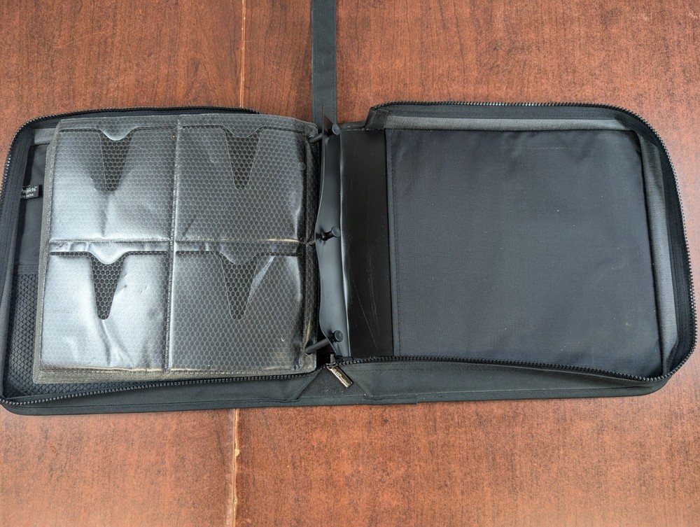 Cd Projects 208 CD DVD BLURAY Disc Storage Binder NYLON Wallet Black Handle