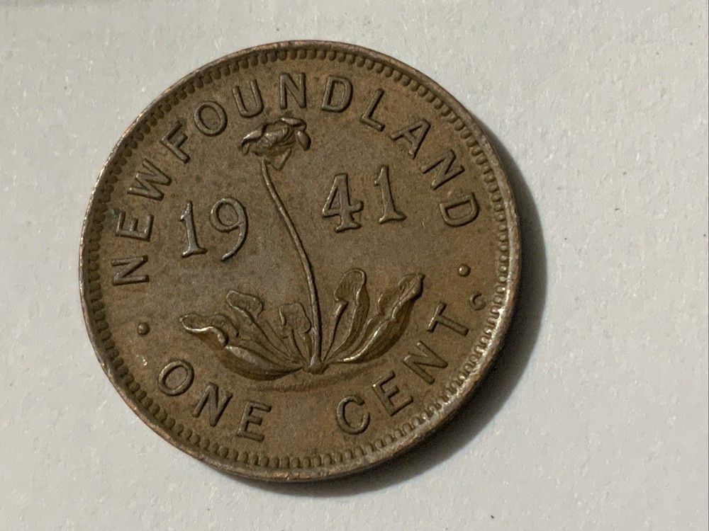 1940 Newfoundland Small Cent 4 Coins