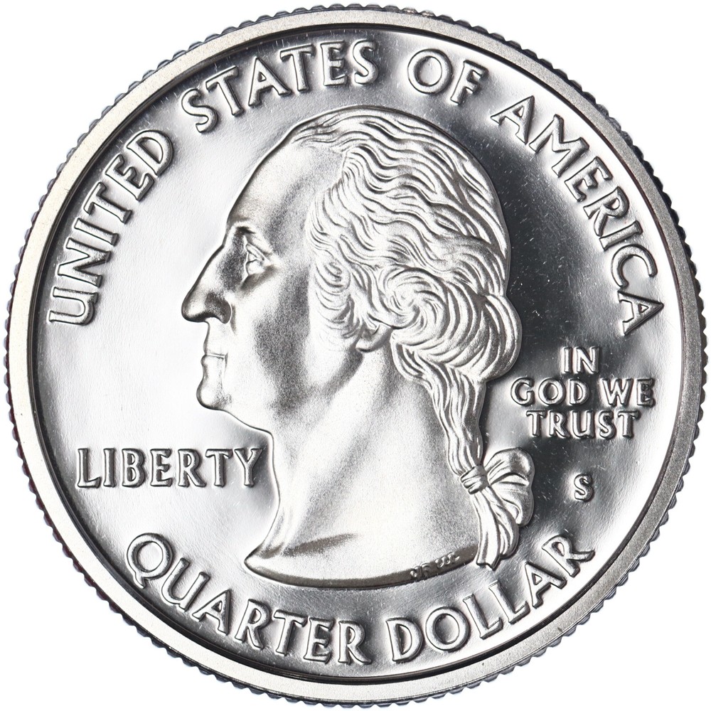 2002 S State Quarter Ohio Gem DCam Proof CN-Clad